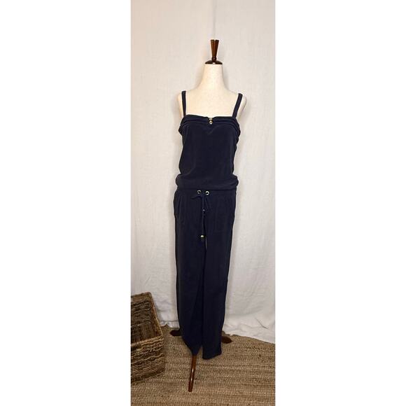 Juicy Couture Navy Terry Spaghetti Strap jumpsuit
Size Medium - Picture 2 of 8